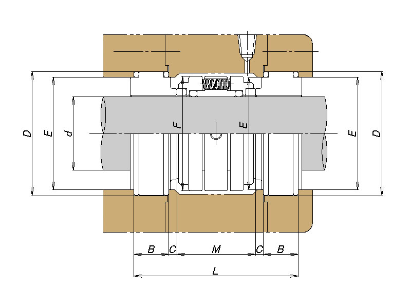 ユニカー工業汎用メカニカルシール　Wの図面